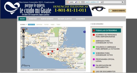 The Guatemalan election monitoring platform 